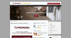 Desktop Screenshot of parquetpedrosa.com